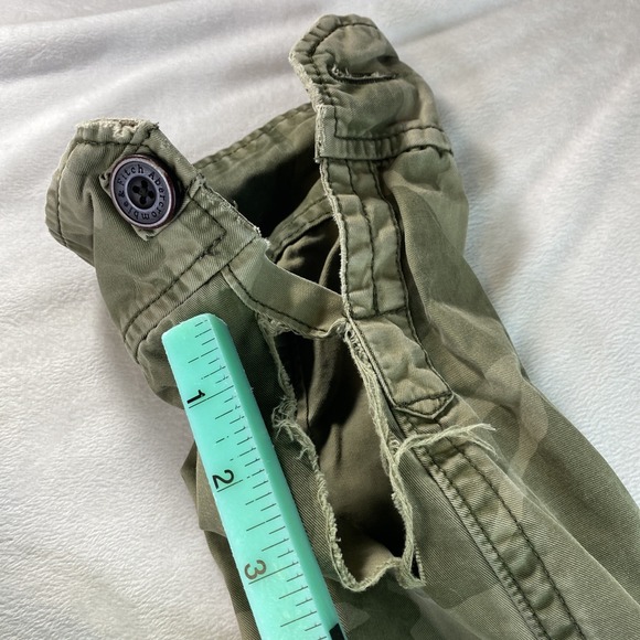 Abercrombie Fitch Sentinel Jacket Mens M Large Athletic Fit Green Camo Military - Picture 10 of 16